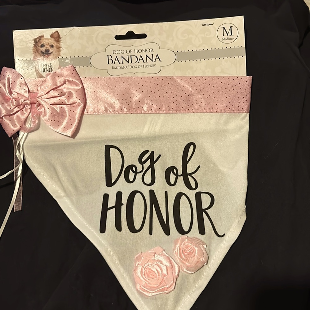 Dog Bandanas 2pack “Dog of Honor”